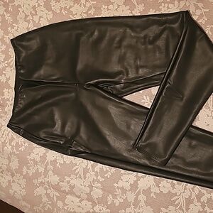 Halogen faux leather leggings
